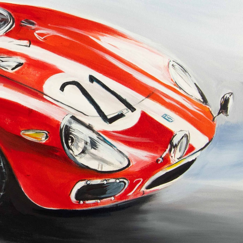 Obraz Legendy motoryzacji Ferrari 250 LM detal