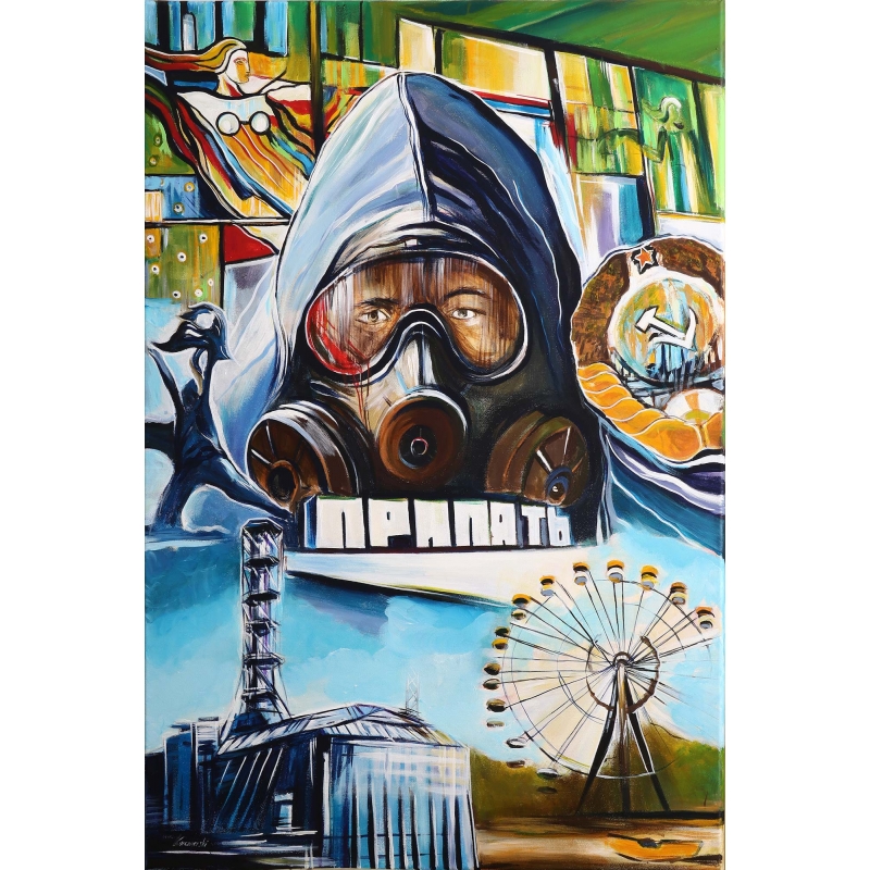 Czarnobyl - obrazolejny  Edwarda Karczmarskiego