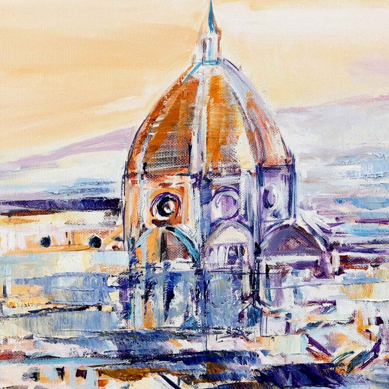 Obraz olejny Florencja XI Edwarda Karczmarskiego