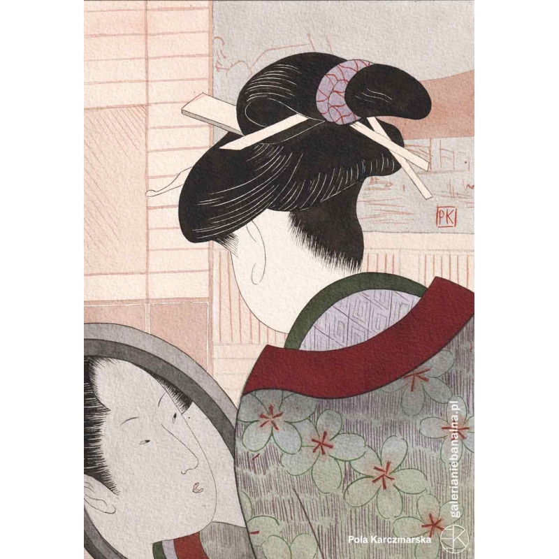 Góra Fuji TUSZ Pola Karczmarska Sztuka japońska