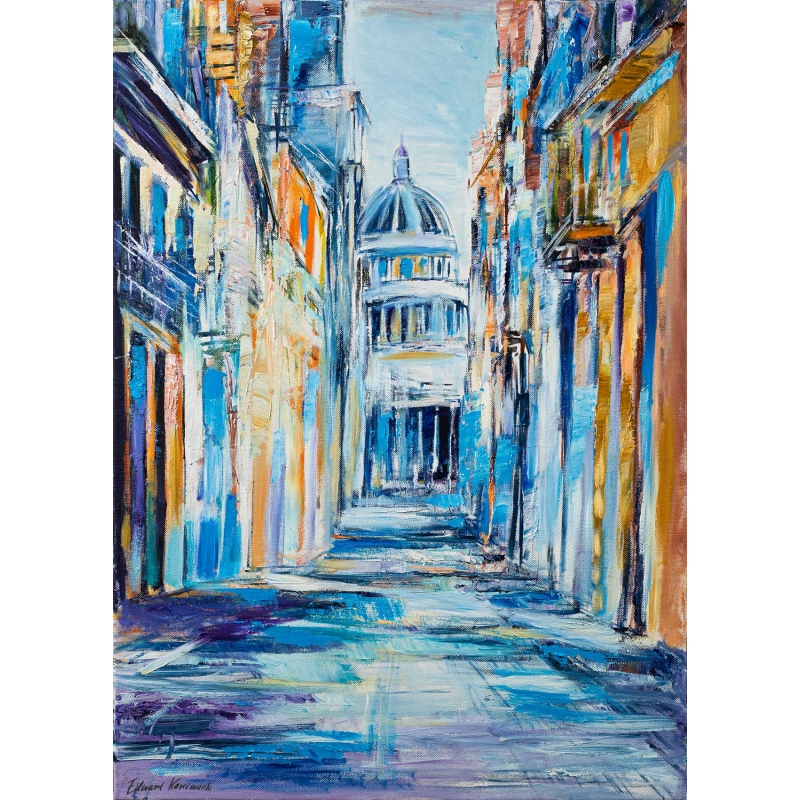 Hawana - obraz olejny Edwarda Karczmarskiego