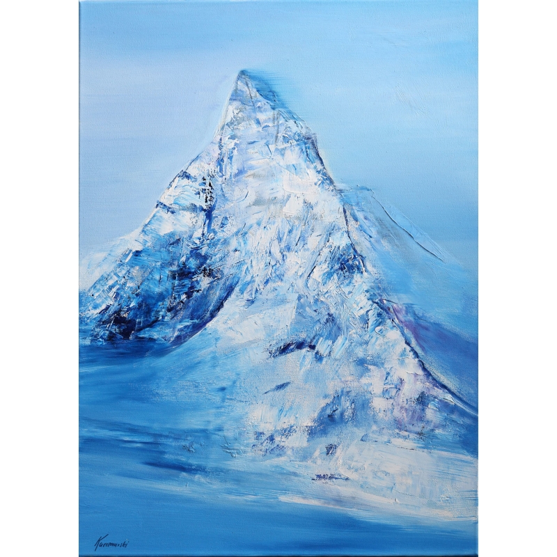 Obraz olejny - Matterhorn - obraz do salonu