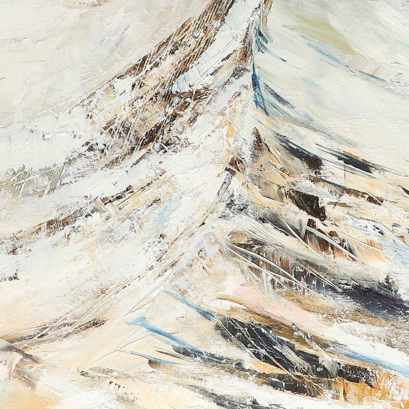 Matterhorn XXXI -obraz olejny Edward Karczmarski-  detal