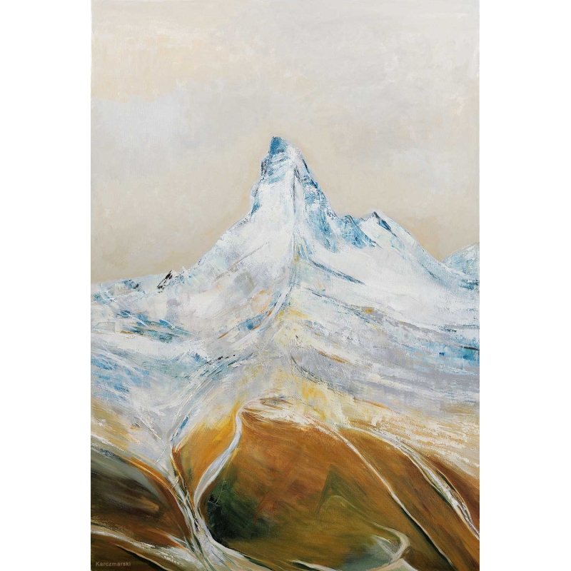 Obraz olejny - Matterhorn w dużym formacie