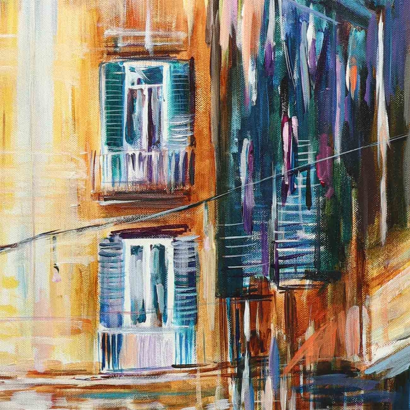 Neapol  obraz Edwarda Karczmarskiego detal II