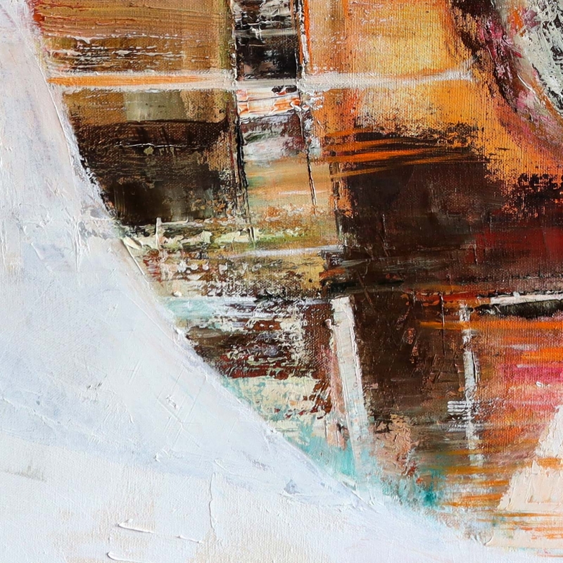 Obraz abstrakcja Światło południa XXV obraz Edwarda Karczmarskiego detal obrazu