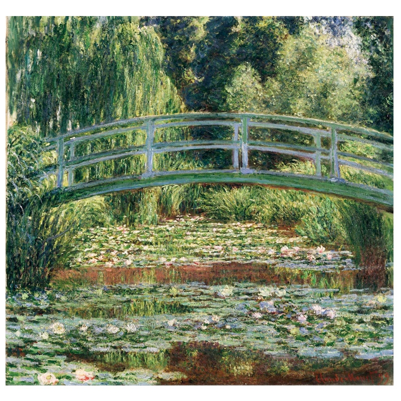 Kopia - Obraz olejny na zamówienie Claude Monet Mostek japoński