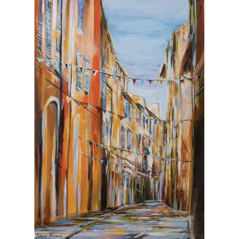 Arles - obraz olejny Edwarda Karczmarskiego
