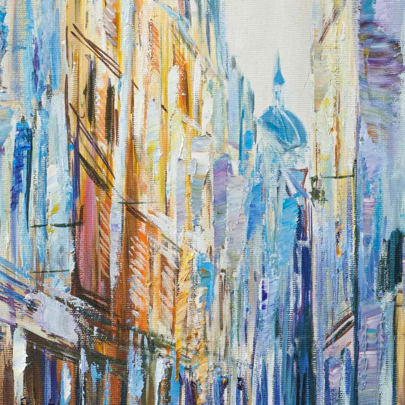 Ulica Mouffetard w Paryżu II Obraz - detal