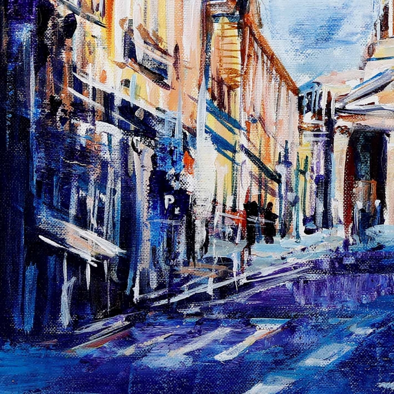 Spacer po Paryżu XIV Edward Karczmarski obraz akryl-2026