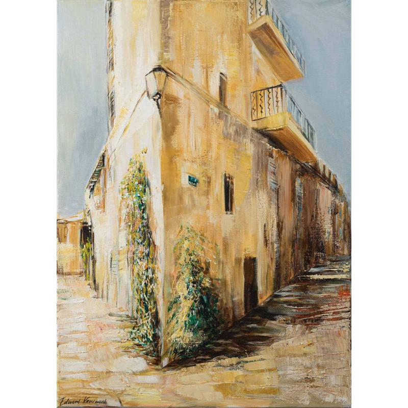 St. Tropez - obraz olejny Edwarda Karczmarskiego