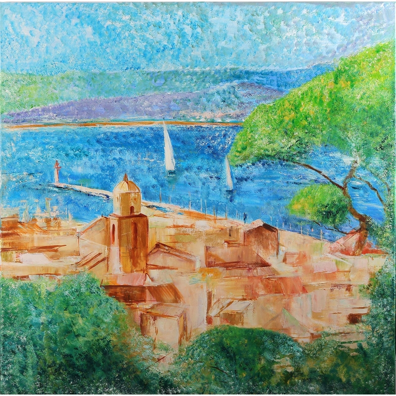 Obraz olejny Prowansja St Tropez