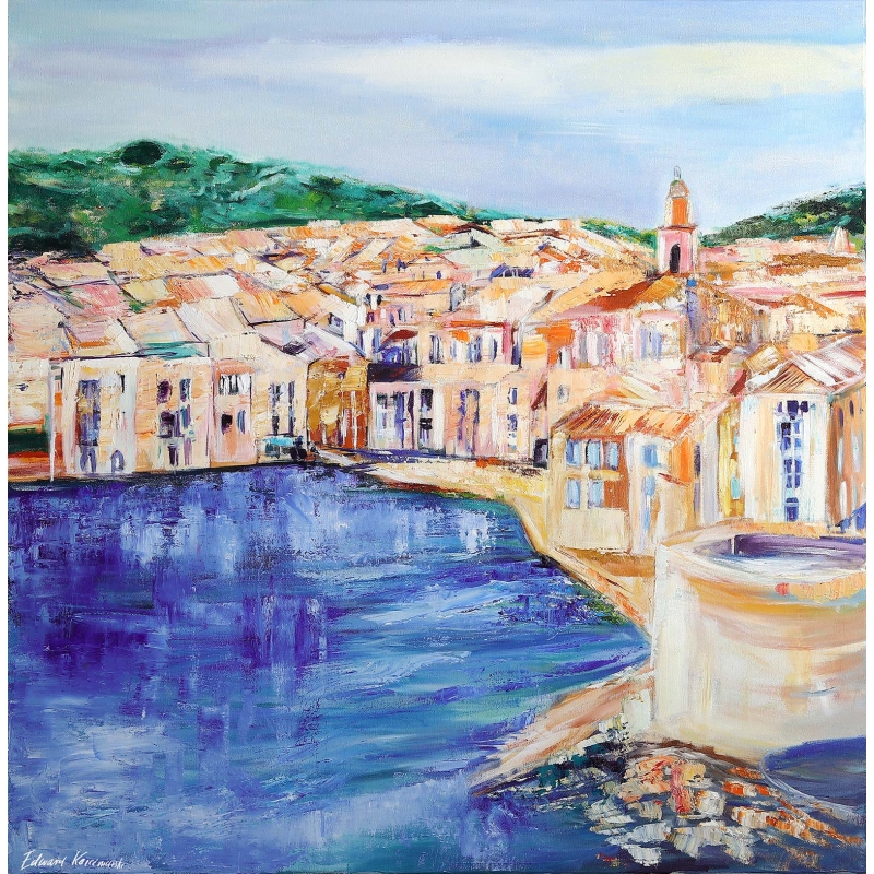 Obraz olejny St. Tropez Prowansja Światło południa