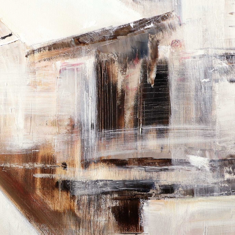 Obraz olejny Abstrakcja Światło północy XXVI detal