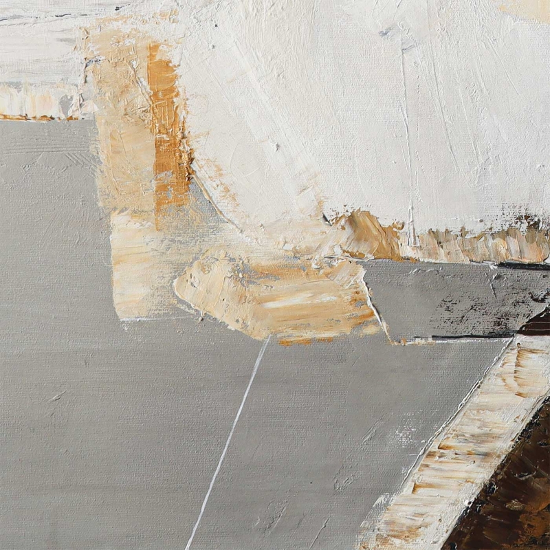 Obraz olejny Abstrakcja Światło północy XXXII detal