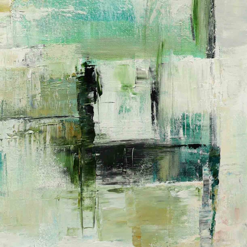 Obraz olejny Abstrakcja Światło północy XXXIV detal