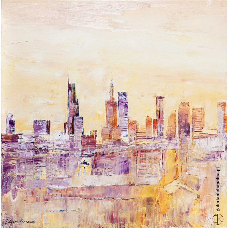 Panorama Warszawy - Obraz do salonu