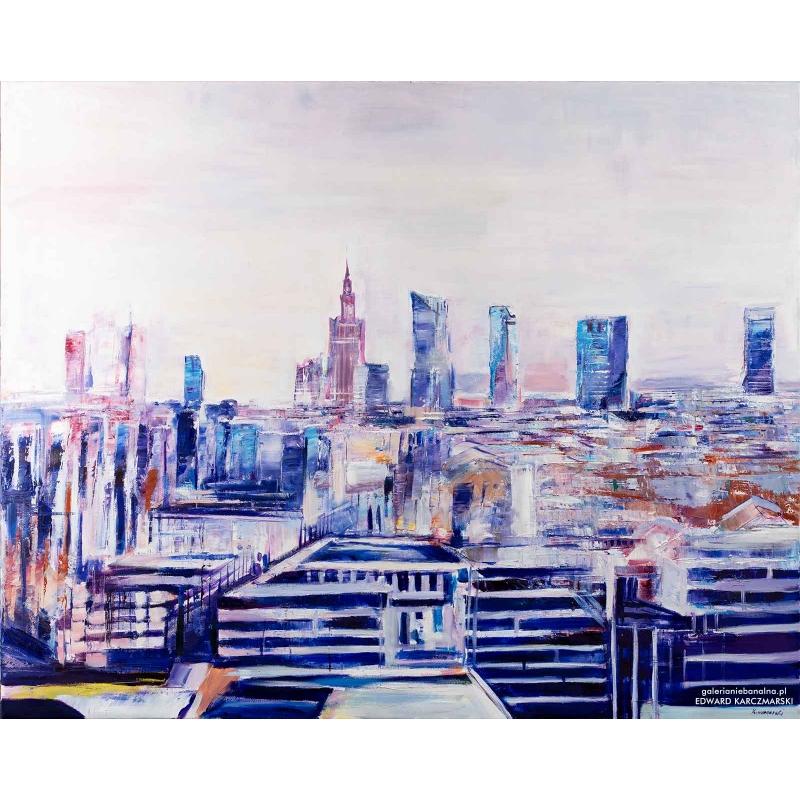 Panorama Warszawy - Obraz do salonu