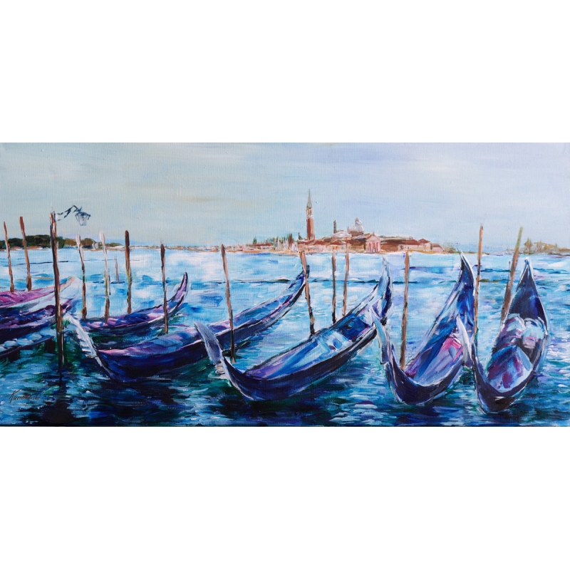 Wenecja - obraz akrylowy ręcznie malowany