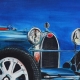 Bugatti obraz Legendy motoryzacji Edward Karczmarski detal obrazu