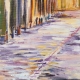 Catania Włochy - obraz olejny Edwarda Karczmarskiego fragment