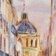 Catania Włochy - obraz olejny Edwarda Karczmarskiego detal