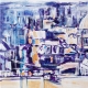 Panorama Paryża - Obraz do salonu detal obrazu